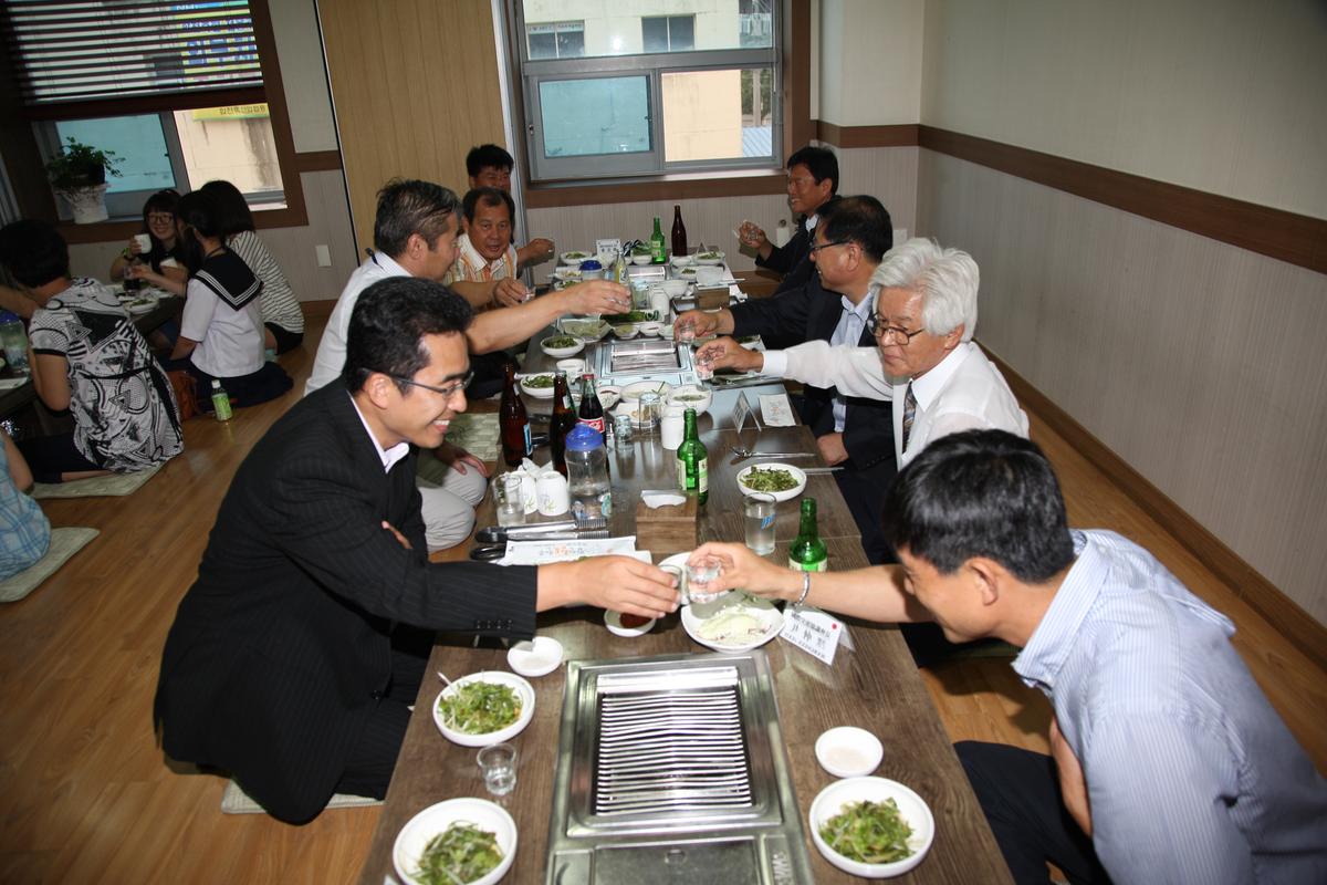 일본 삼풍시 중학생 합천군 방문단 환영회
