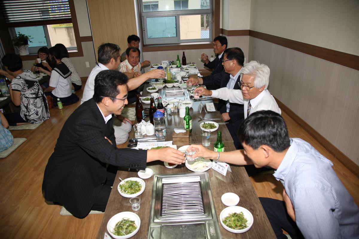 일본 삼풍시 중학생 합천군 방문단 환영회