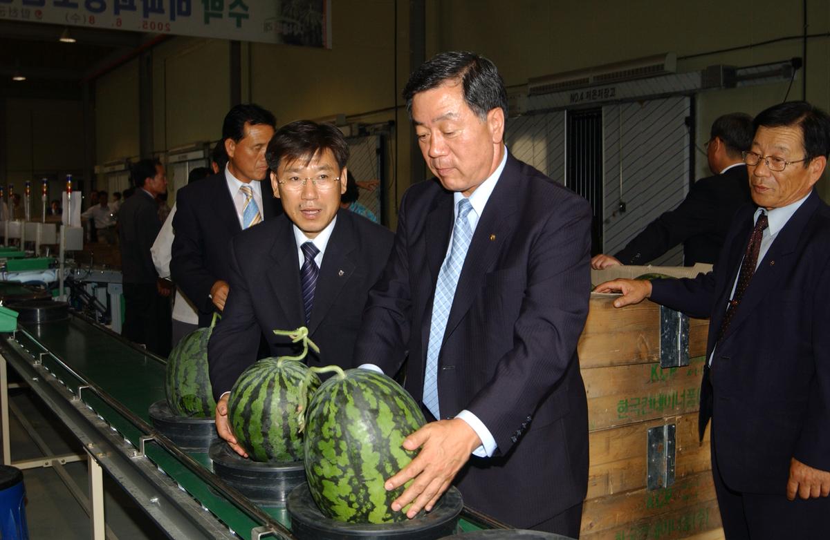 수박 비파괴당도선별기 시연회