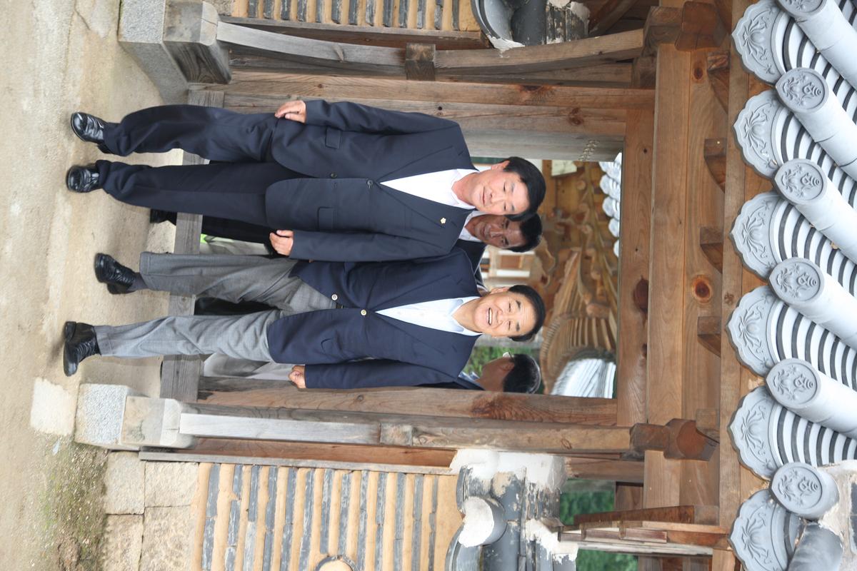 해인사 이재오 의원 방문