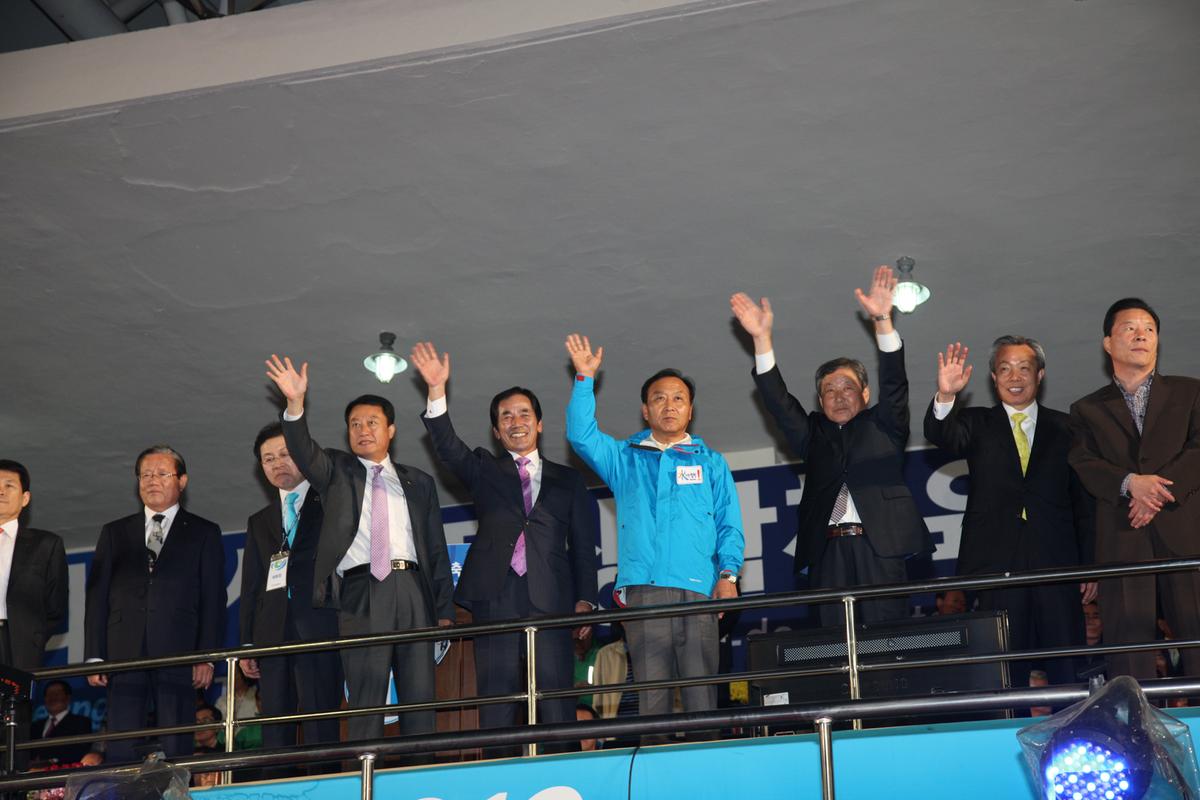 2012합천군선수단결단식