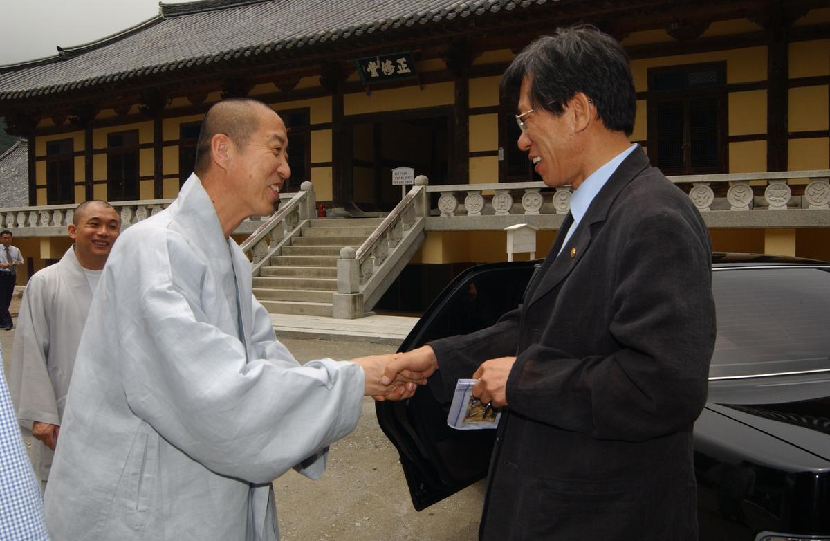 문화재청장 해인사 방문 및 문화유산현안보고회