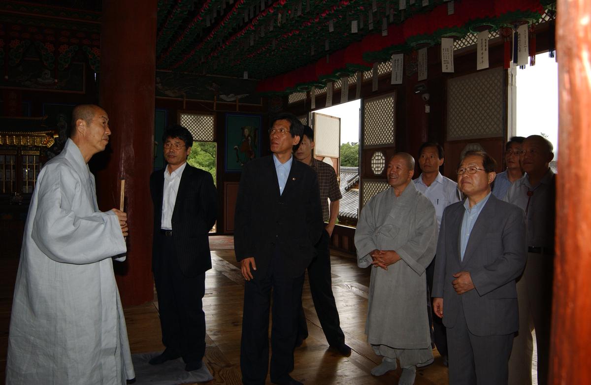 문화재청장 해인사 방문 및 문화유산현안보고회