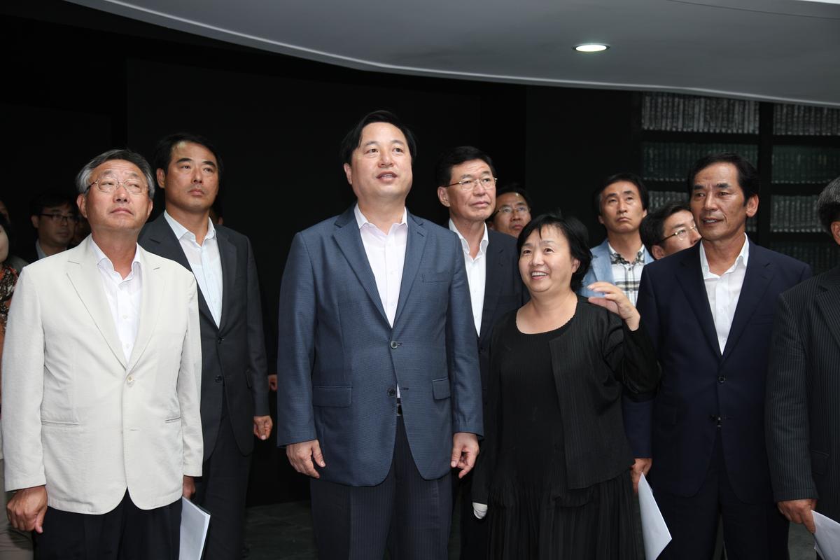 김두관 경남 도지사 방문
