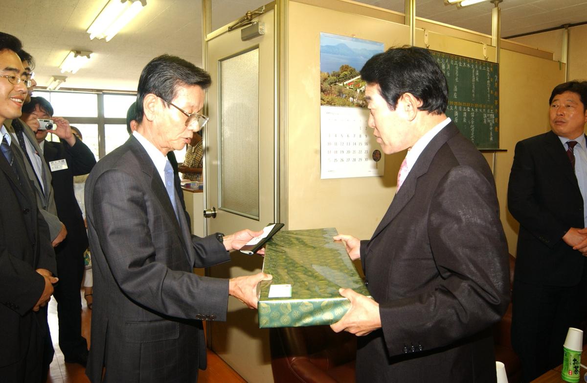 일본 후소야, 대한민국 합천군 우호방문단