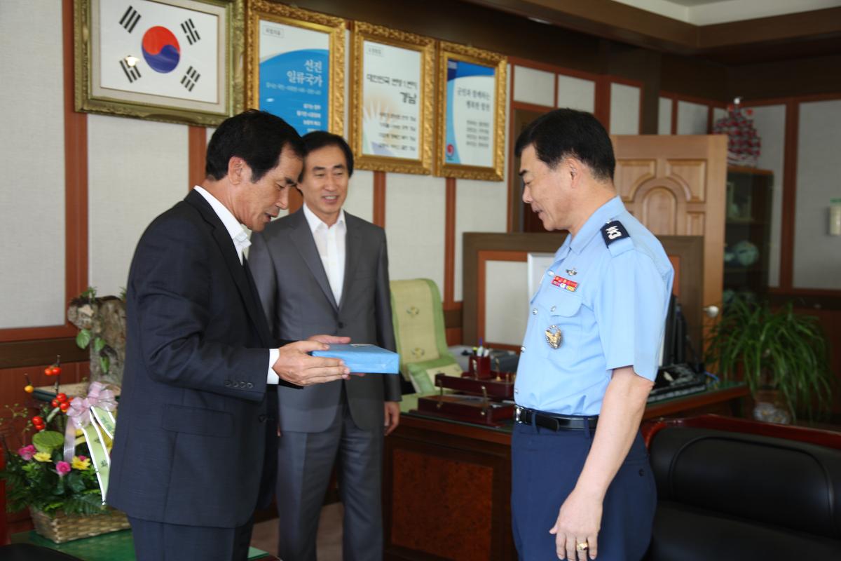 김도호 공군 소장 방문