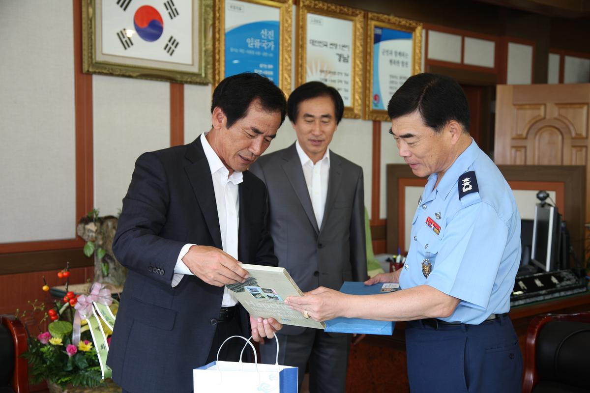 김도호 공군 소장 방문