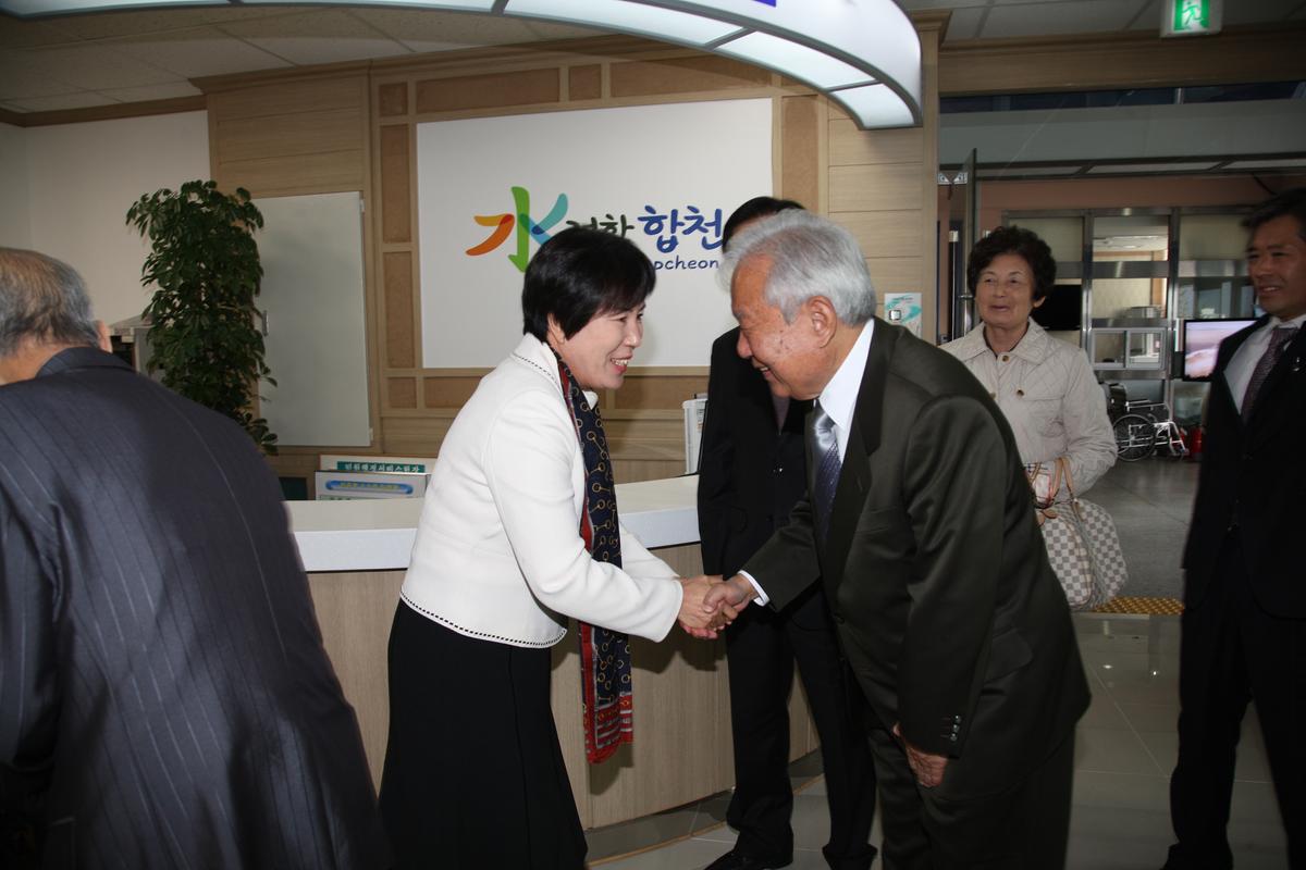 역대합천군수초청간담회
