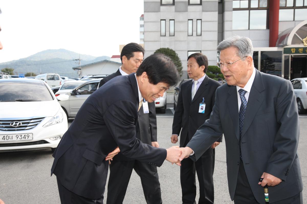 역대합천군수초청간담회