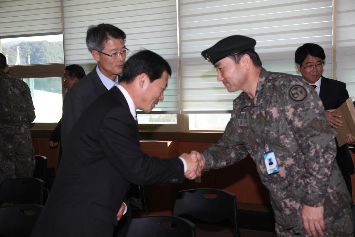 2012년 11월27일 군부대 행사