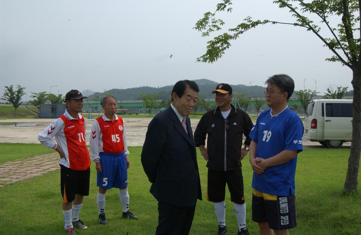 쌍용무소자동차·합천군 친선축구대회