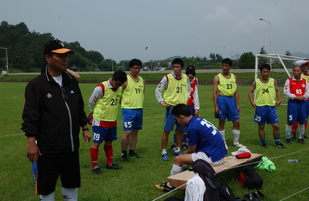 쌍용무소자동차·합천군 친선축구대회