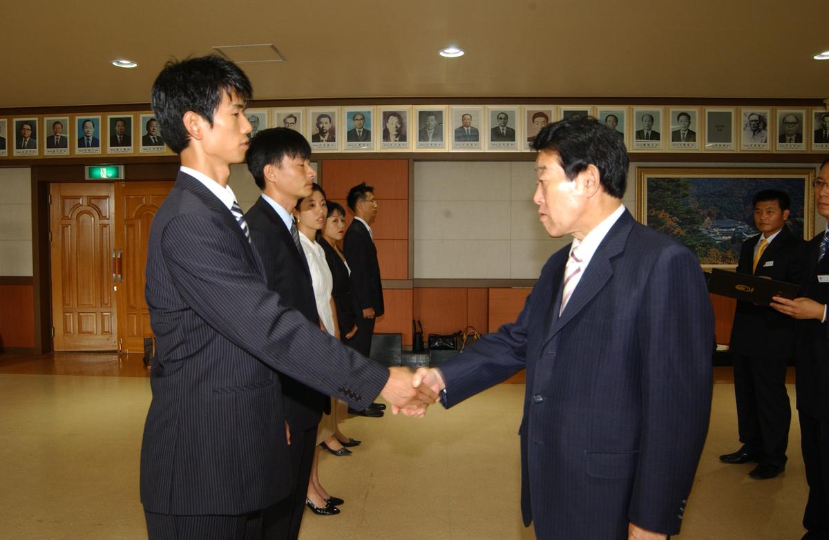 신규 전출공무원 임명장 전달식