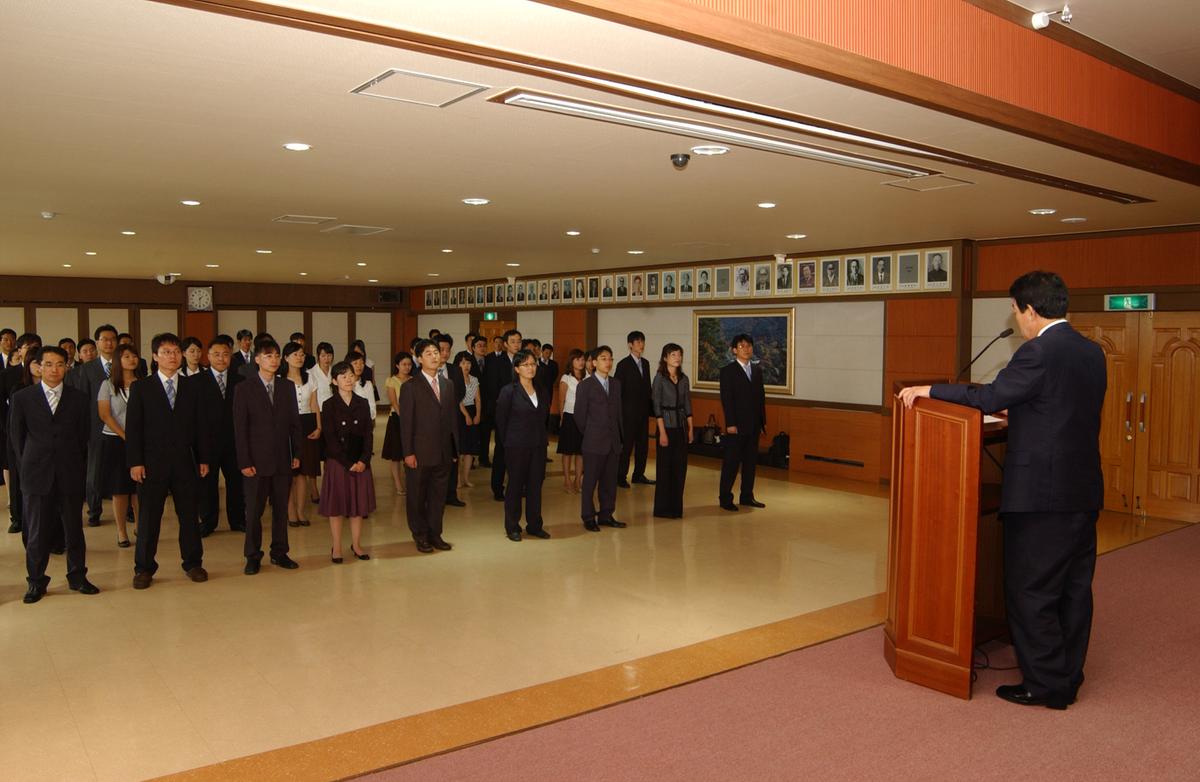신규 전출공무원 임명장 전달식