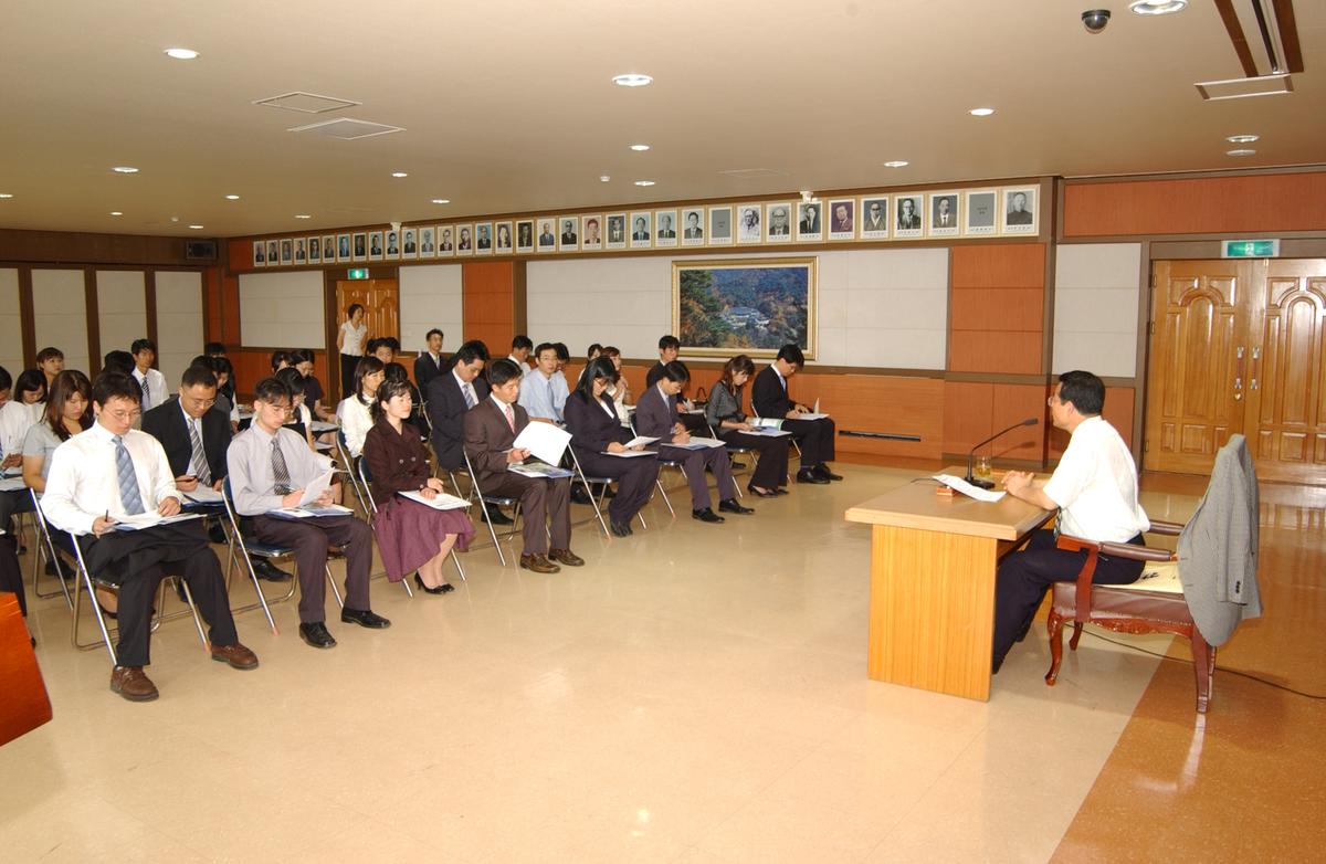신규 전출공무원 임명장 전달식