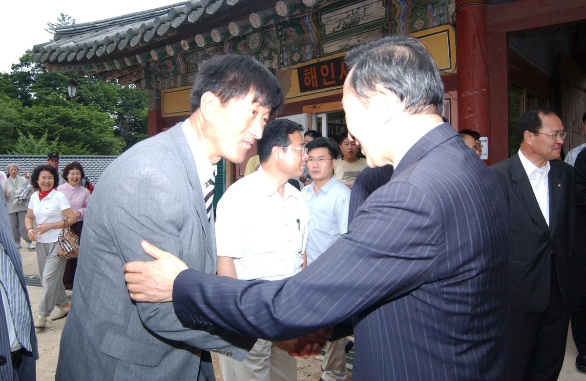 이명박대통령, 합천 방문 및 행사 참여