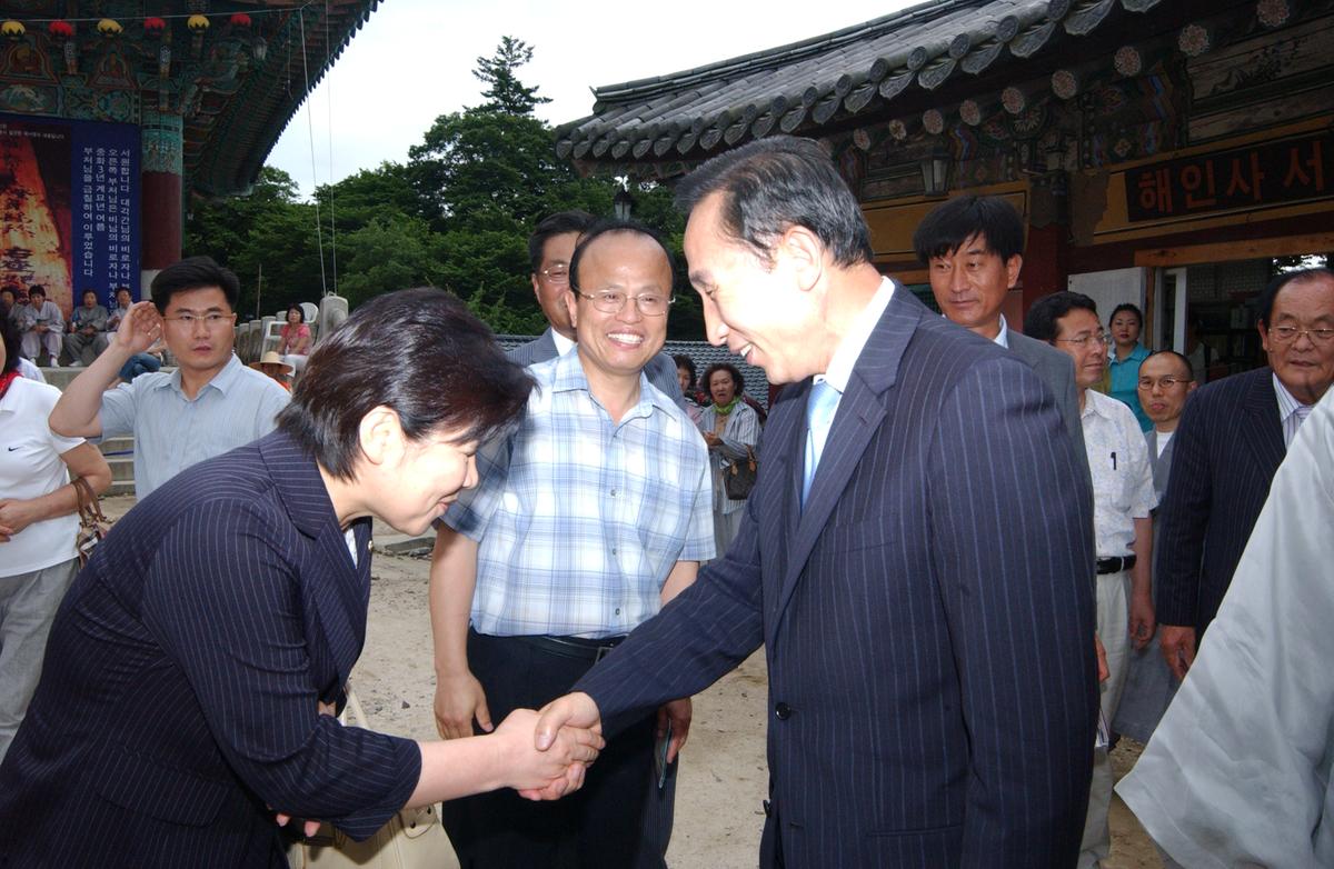 이명박대통령, 합천 방문 및 행사 참여