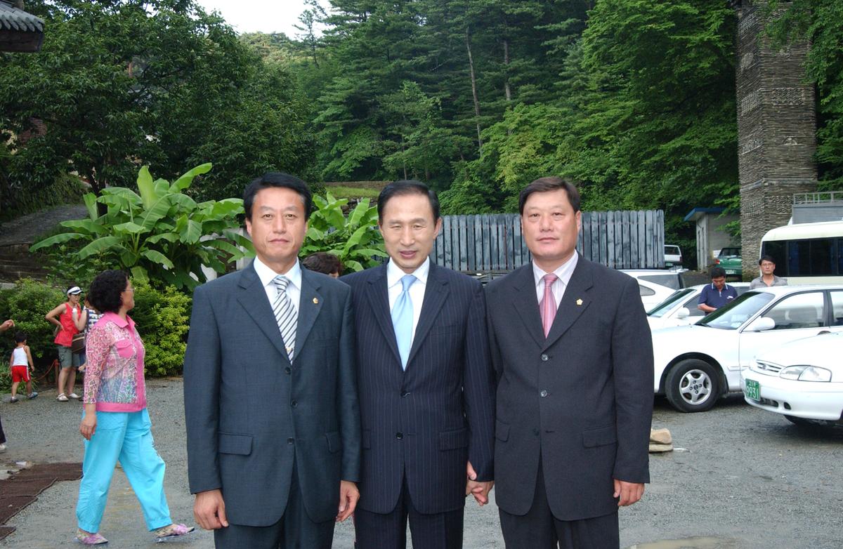 이명박대통령, 합천 방문 및 행사 참여