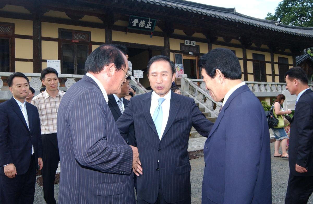 이명박대통령, 합천 방문 및 행사 참여