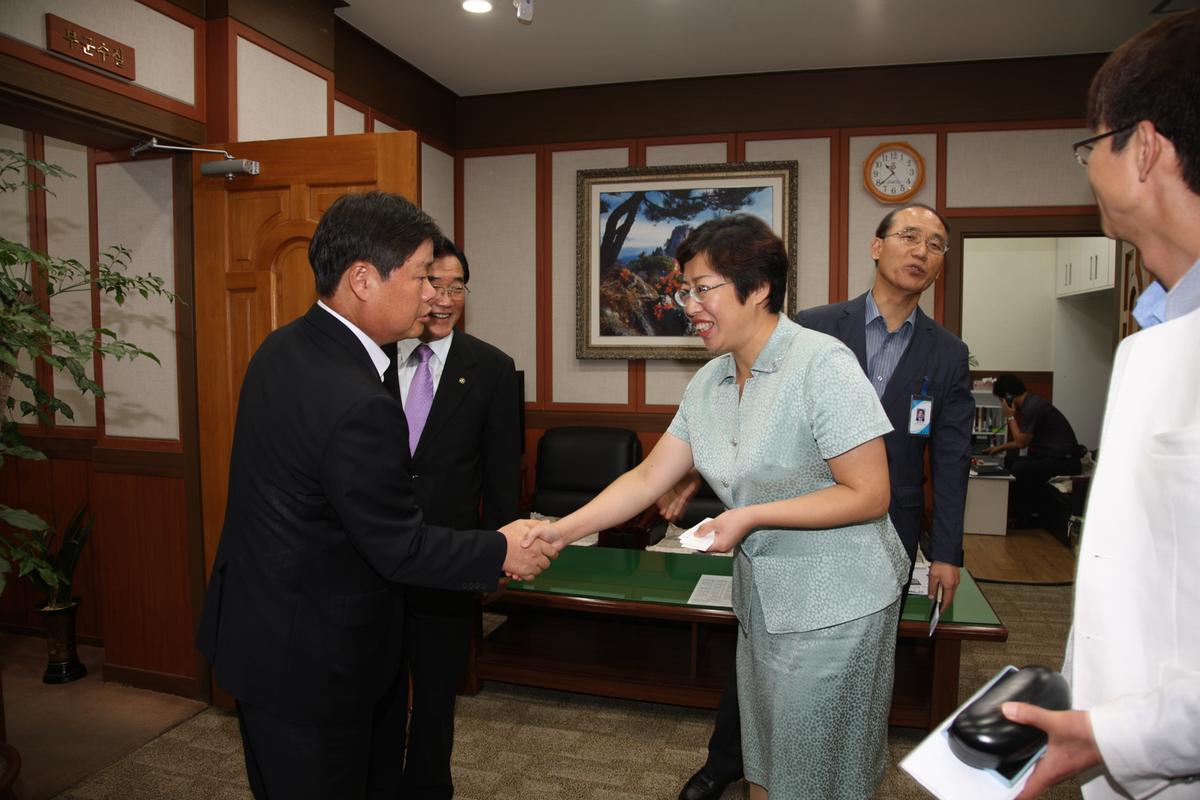 대한민국 합천문화원 우호교류의향서 체결