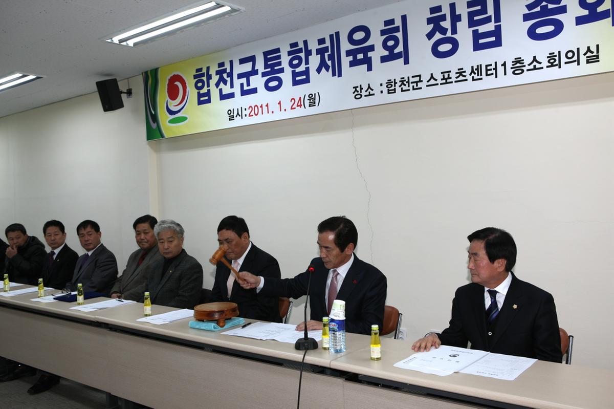 체육회 창립총회