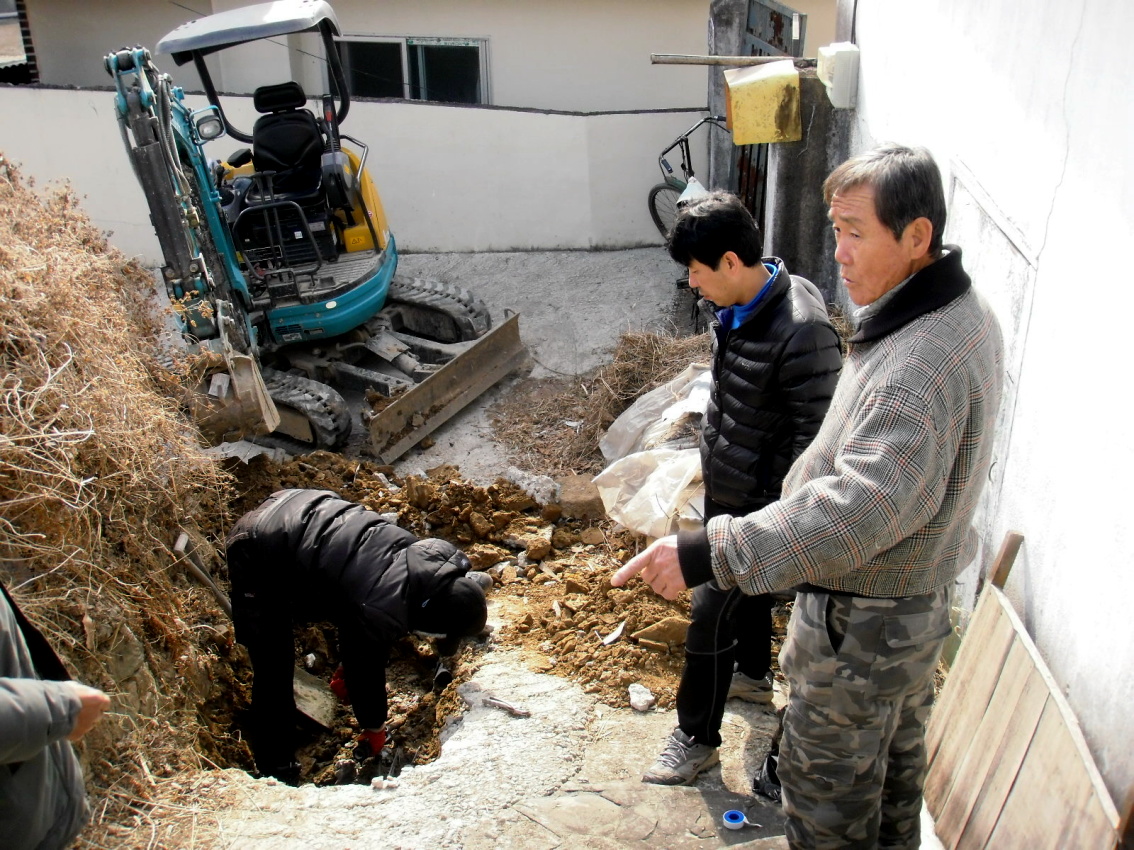 합천 상수도 동파작업