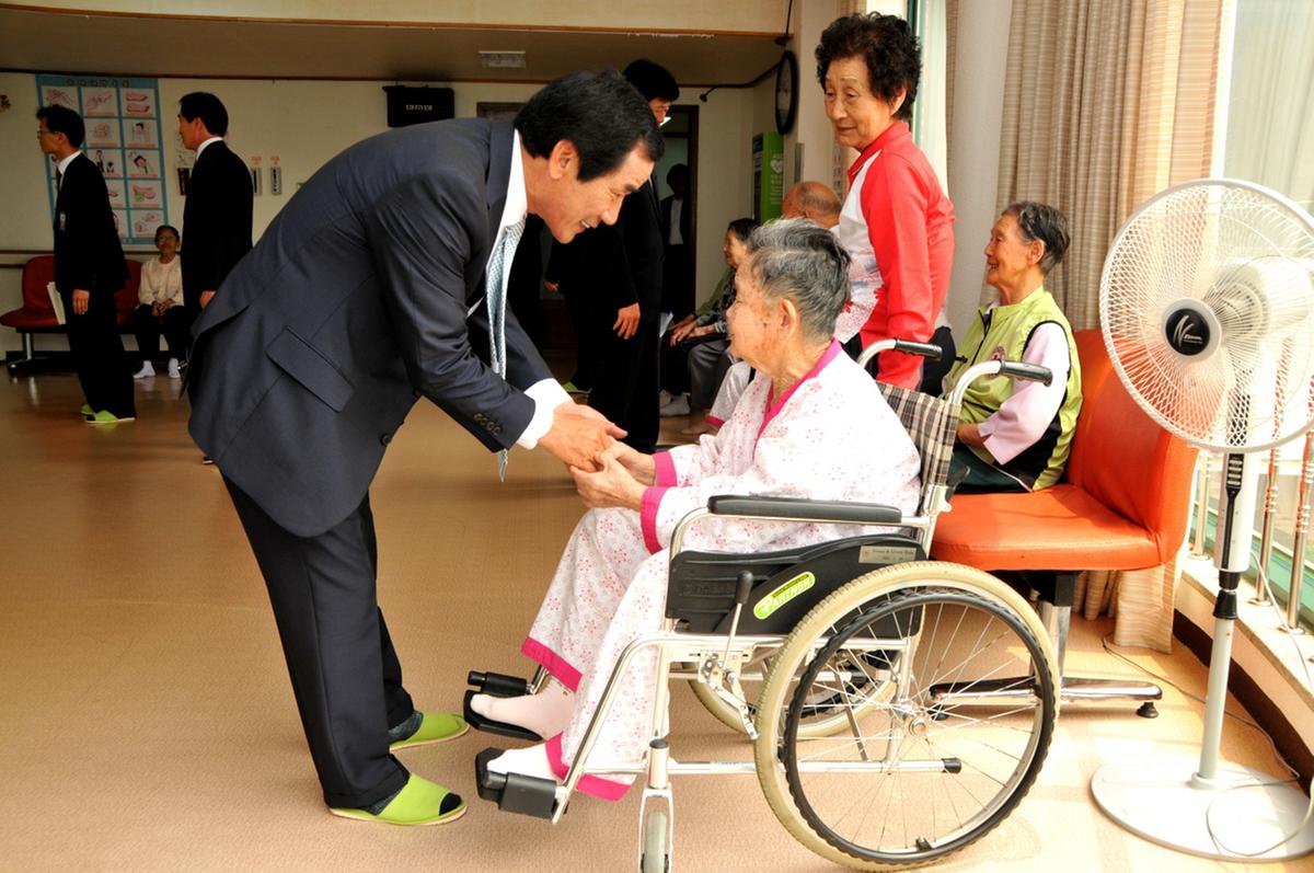 합천원폭,군립요양원 비서관 방문