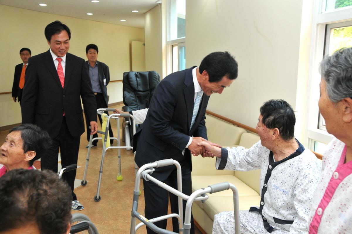 합천원폭,군립요양원 비서관 방문