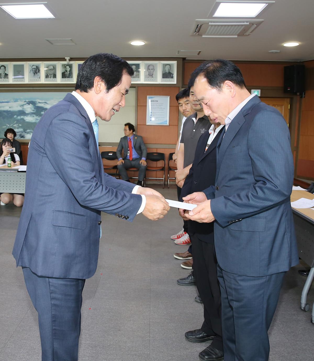 경남도민체육대회합천군선수단해단식