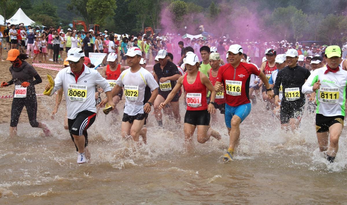 황강수중 마라톤대회