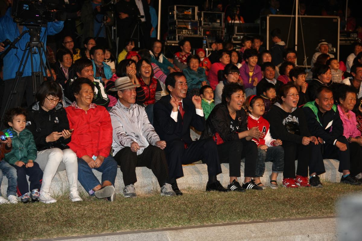 대야문화제 군수,제전위원장 공연관람