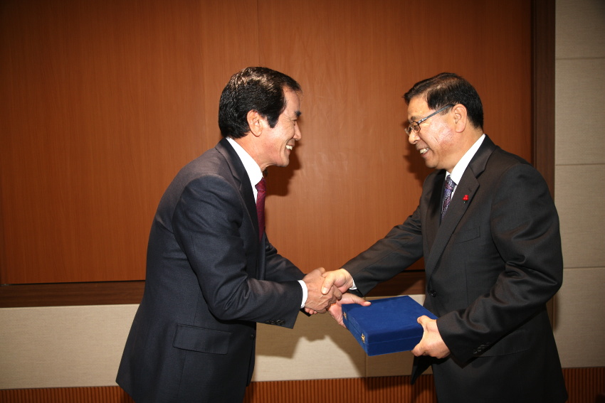 김상섭 부군수 퇴임