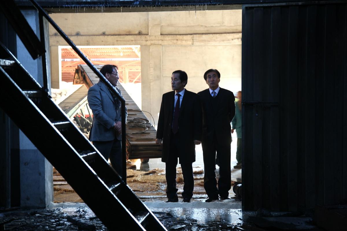 초계 정미소 화재현장