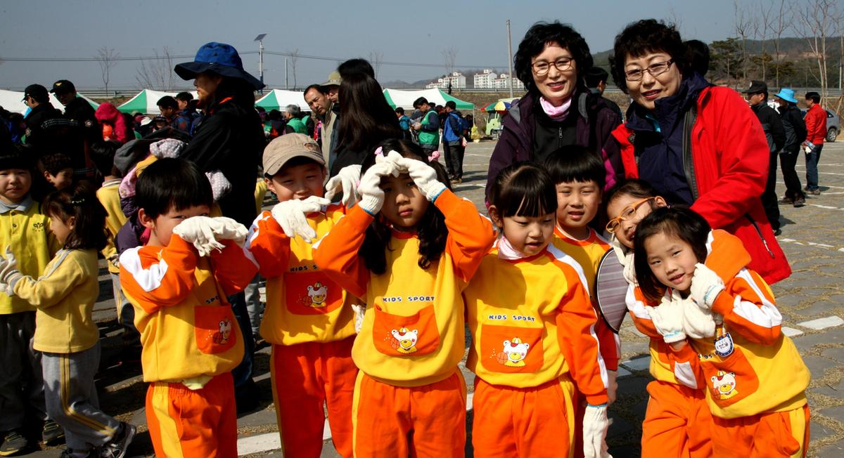 병아리 식목일행사
