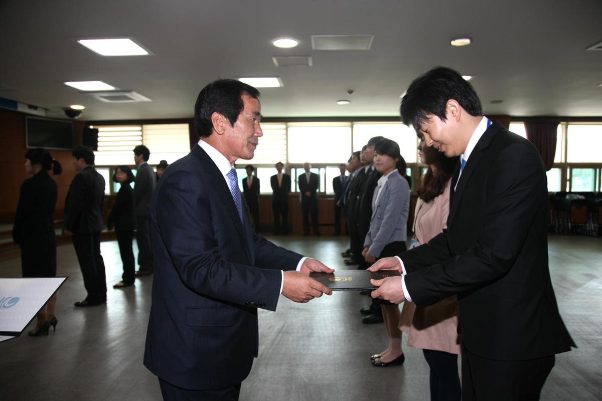 5급승진 임용장교부