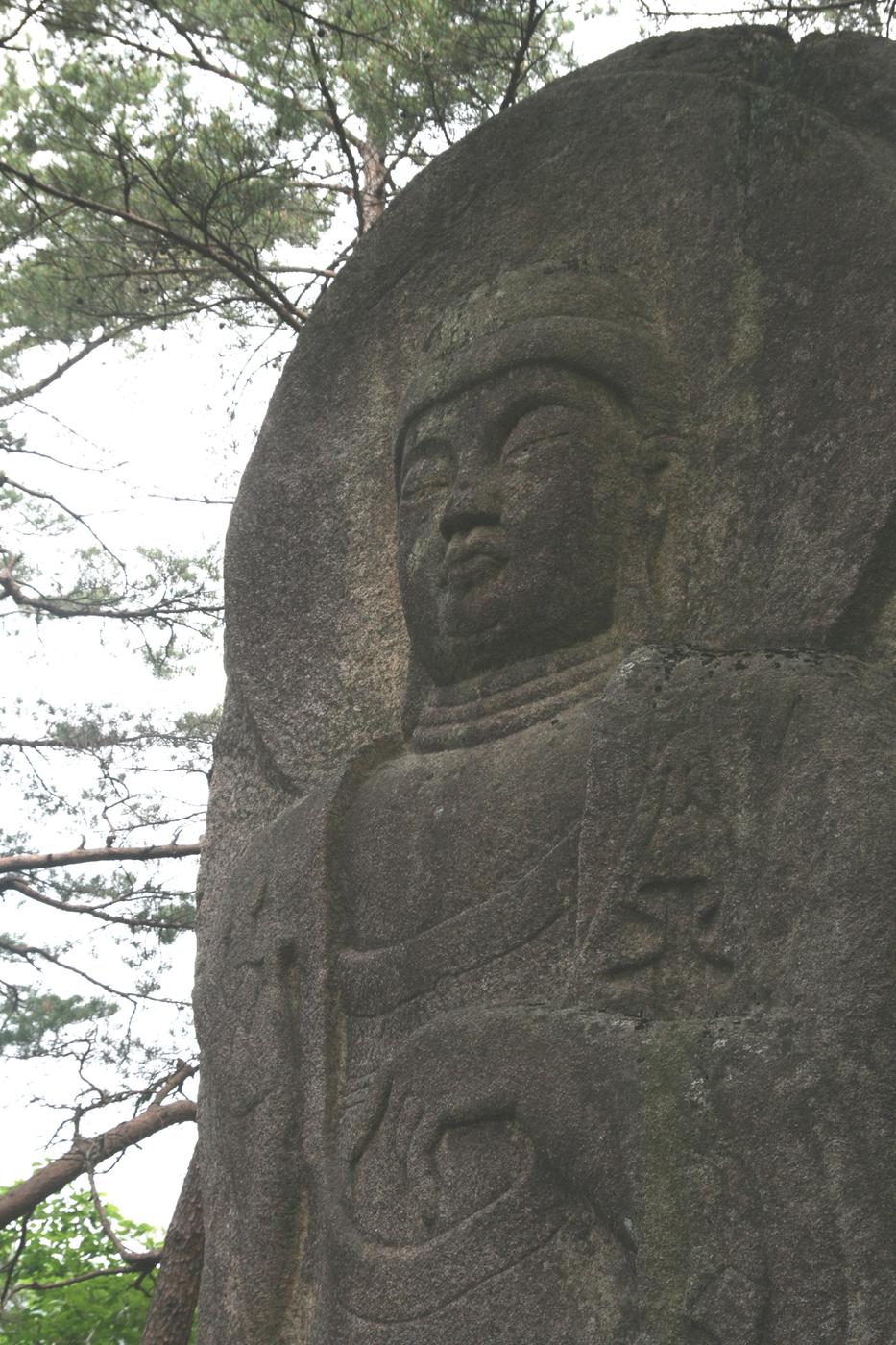 해인사 매애불입상