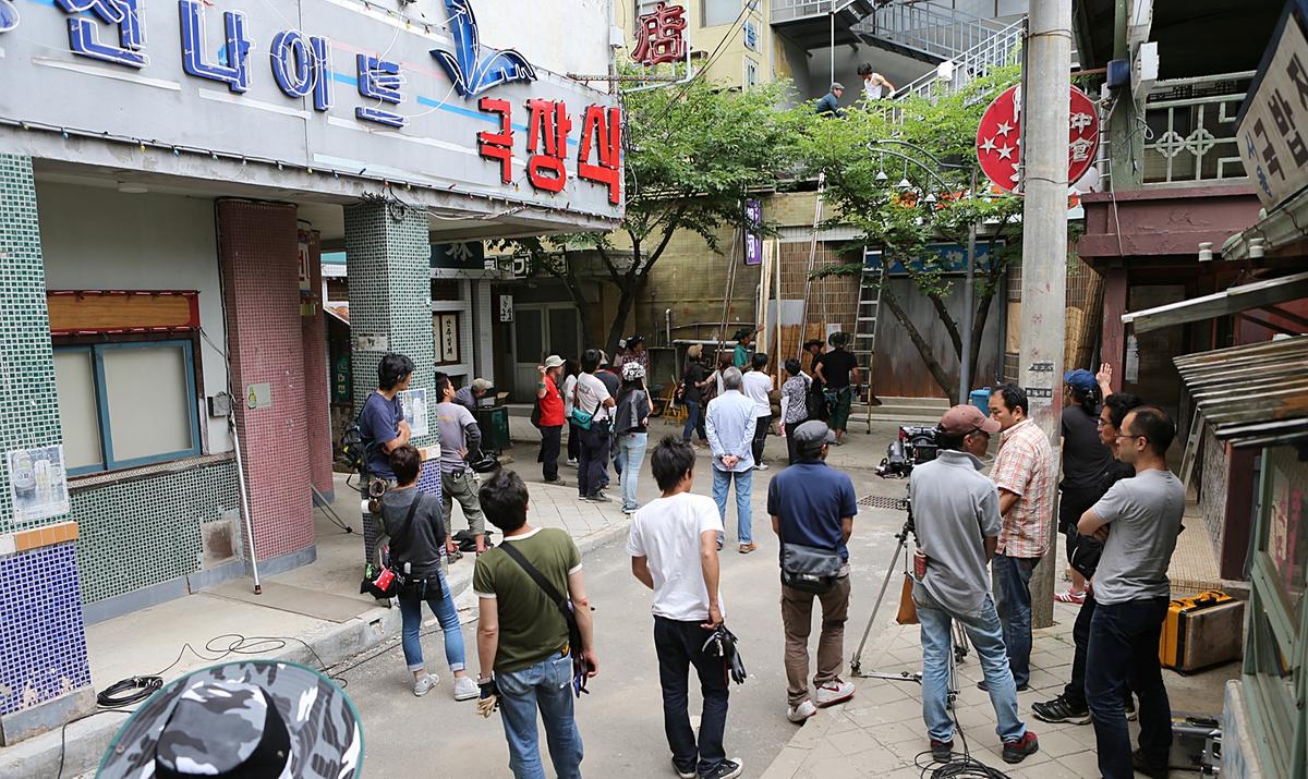 일본 몸값드라마 촬영