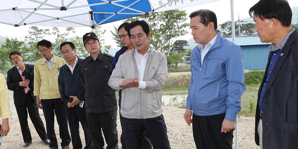 합천 소방방제청장가화수해복구 현장방문