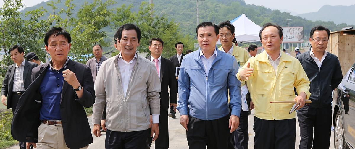 합천 소방방제청장가화수해복구 현장방문