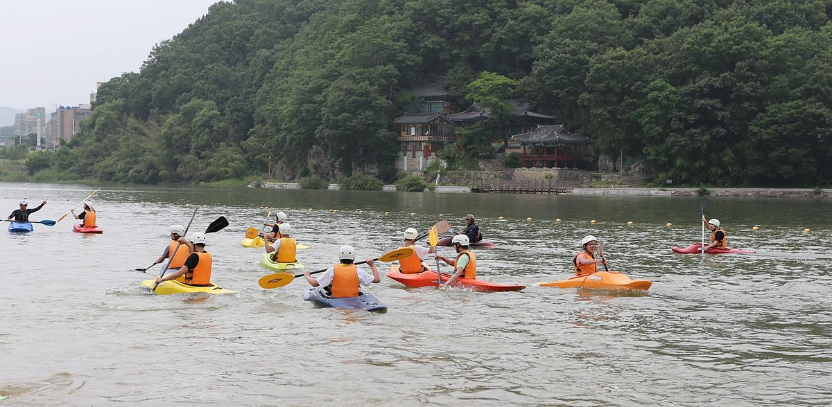 황강나루길카누학교