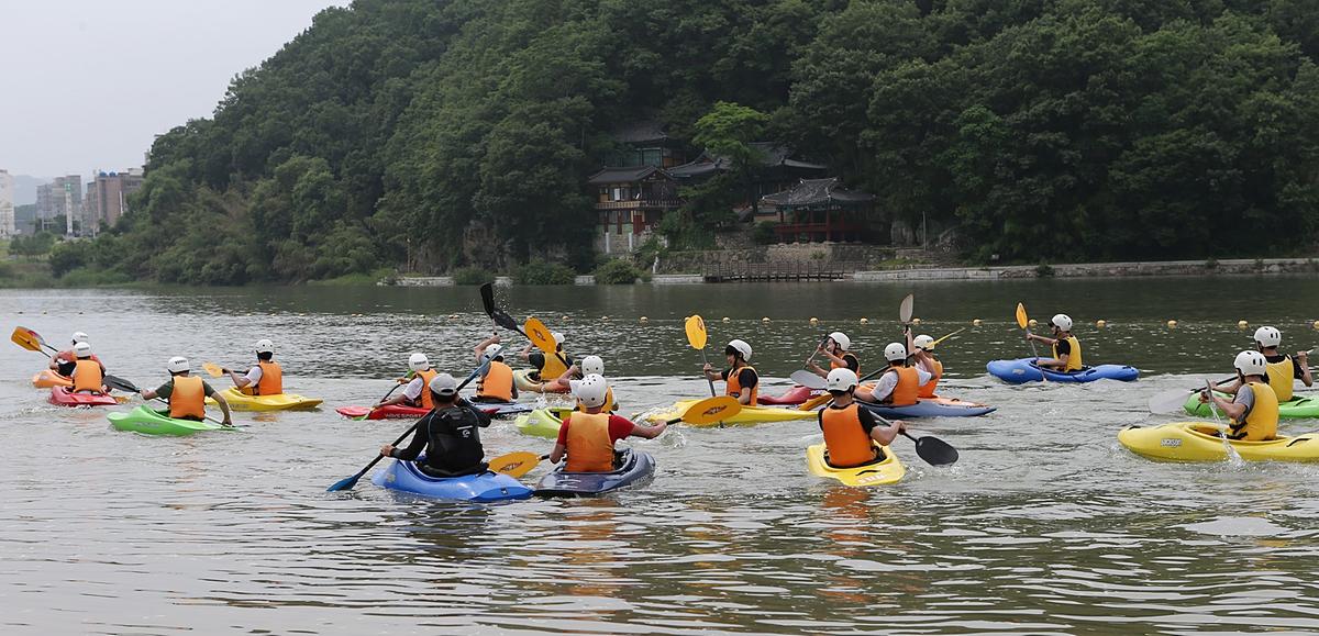 황강나루길카누학교