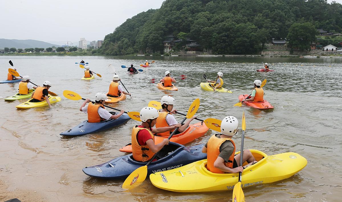 황강나루길카누학교