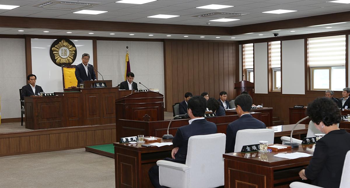 제186회 합천군의회 정례회 제1차본회의