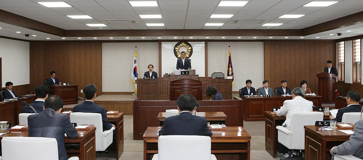 제186회 합천군의회 정례회 제1차본회의