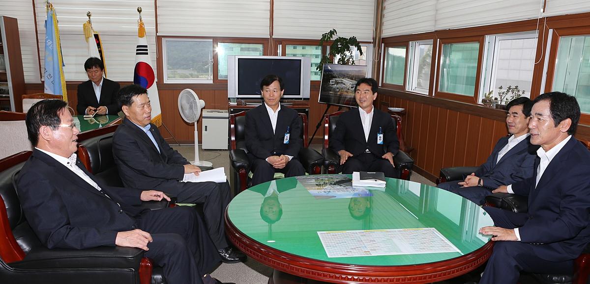 통영시장 합천군청방문