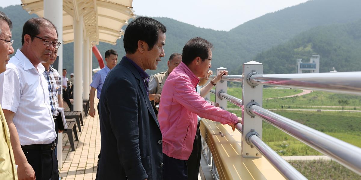 경상남도지사 합천보 방문