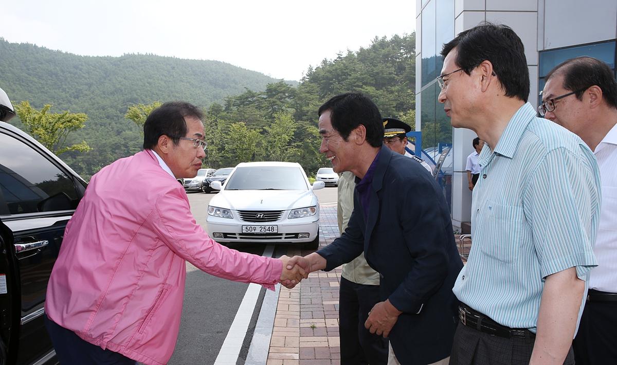 경상남도지사 합천보 방문