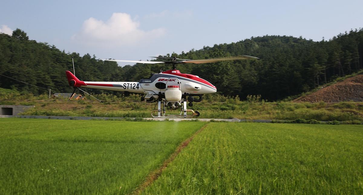 율곡면 무인헬기 벼병출해공동방제