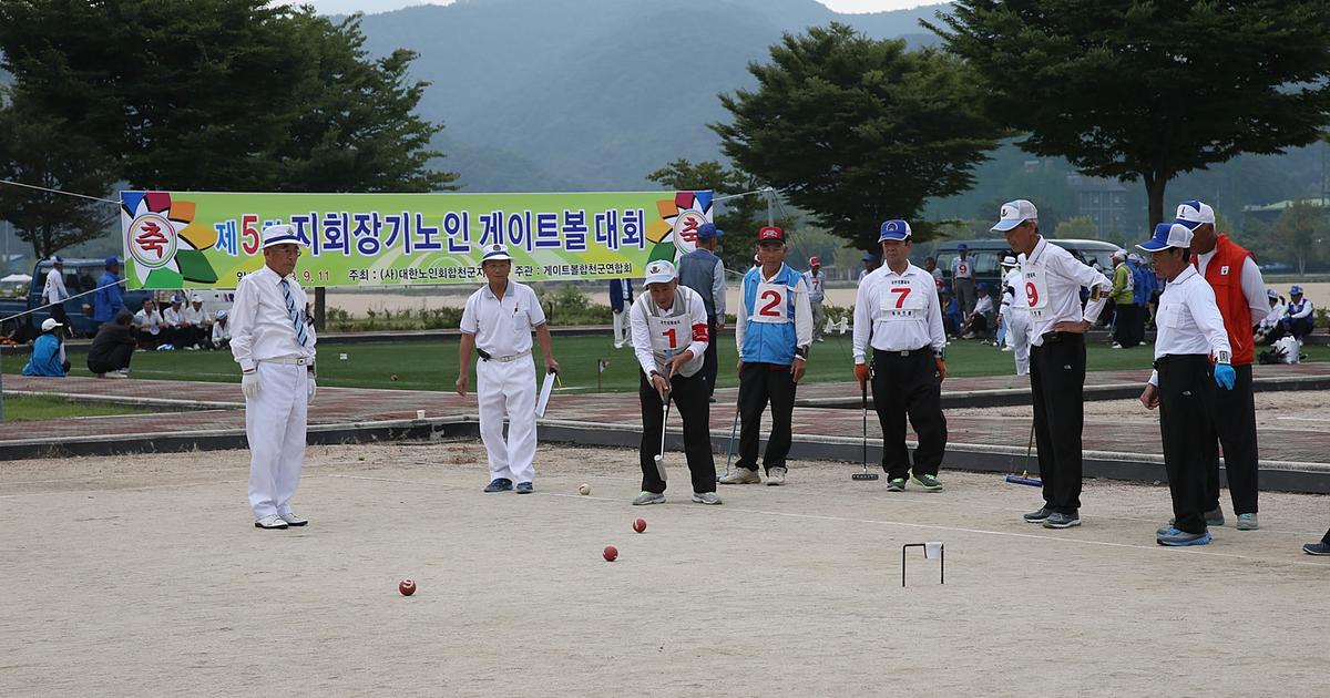 제5회 합천군지회장기 게이트볼대회