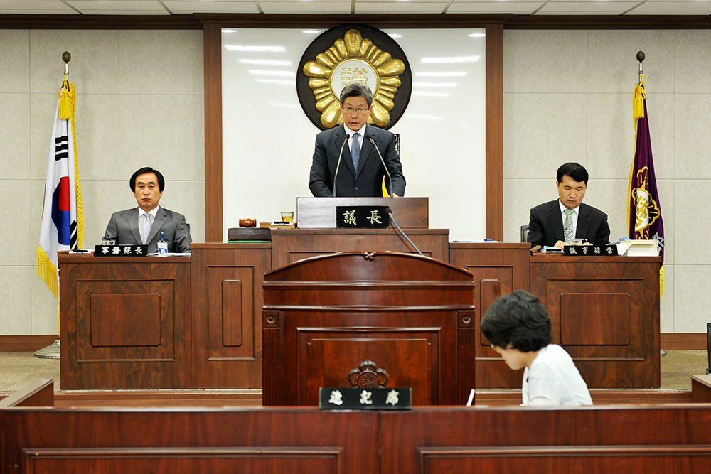 제187회 합천군의회임시회 제1차본회의